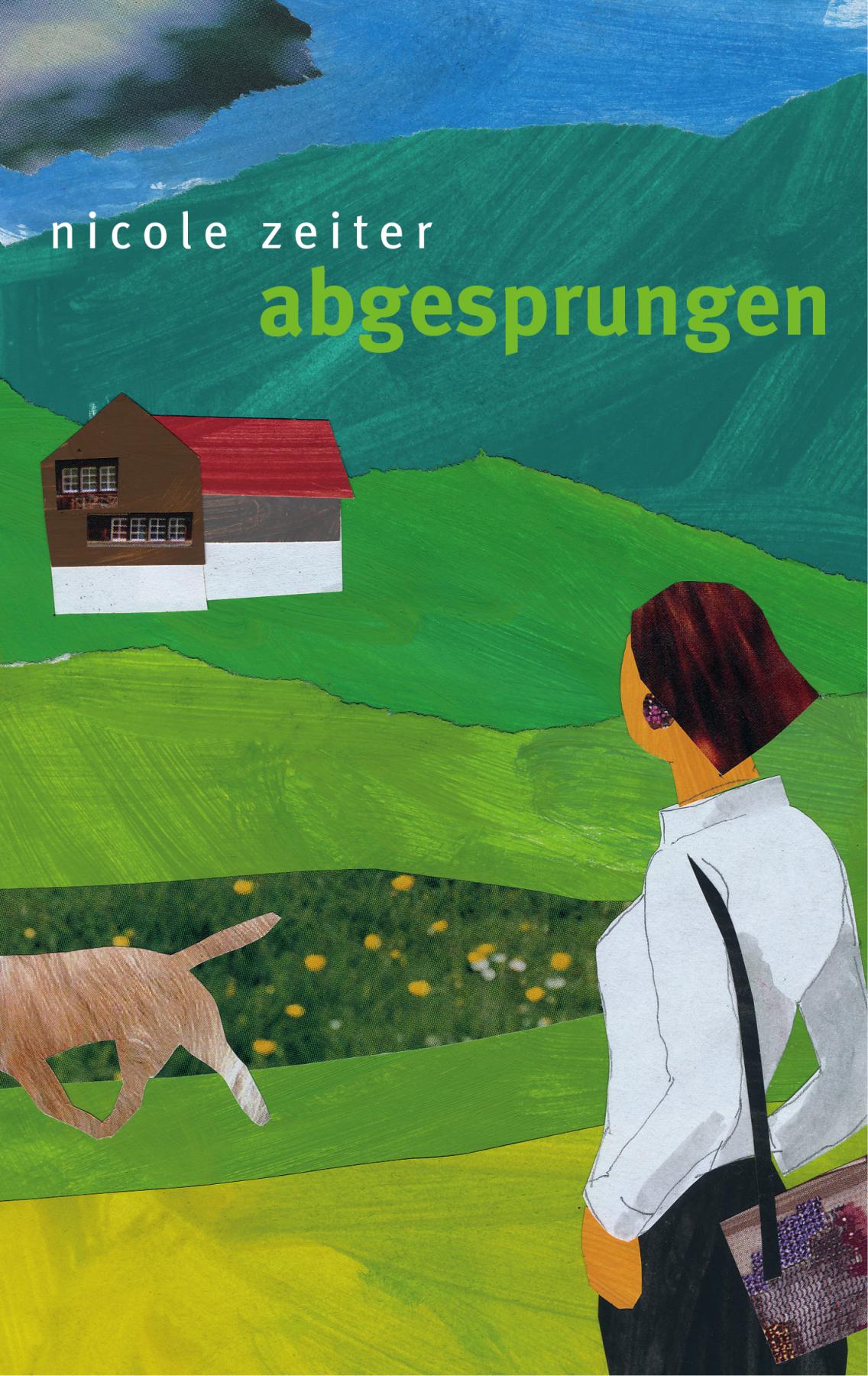 Buchumschlag zum Roman abgesprungen von Nicole Zeiter